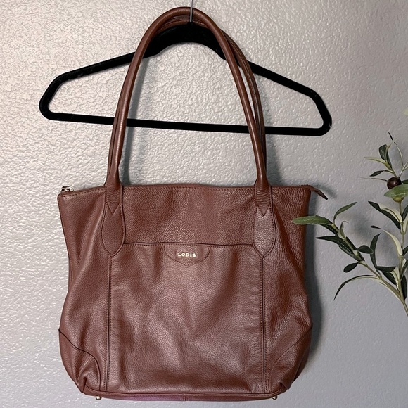 Lodis Designer Tote Bag With Suitcase Attachment Pocket - Picture 1 of 12